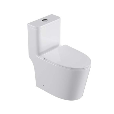 Toilette allongée une pièce 1,6 GPF Tusuton