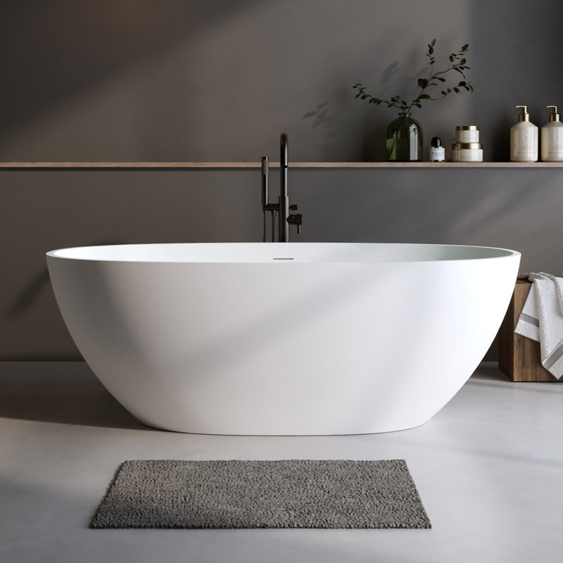 63″Solid Surface Matte Tub