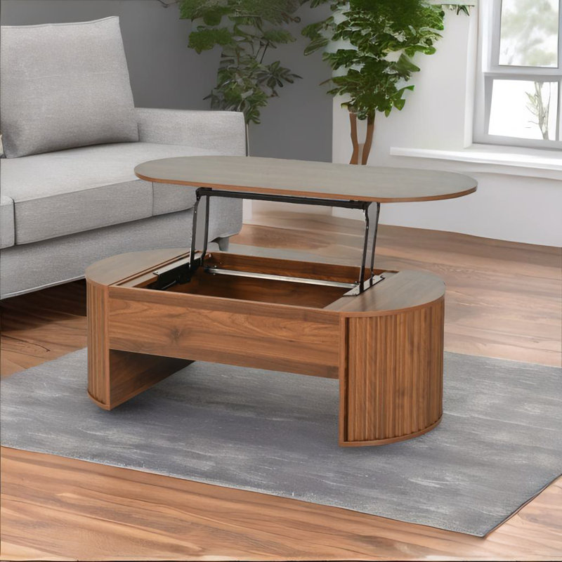 Table basse à plateau relevable