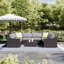 Saffi Wicker Fully Assembled 6 - Person Seating Group with Cushions-1572967903-1563894898