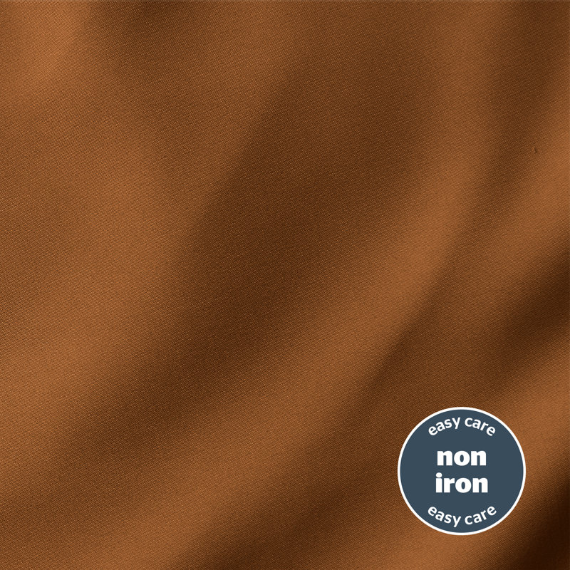 Silentnight Supersoft Fitted Sheet, Double (4'6), Terracotta