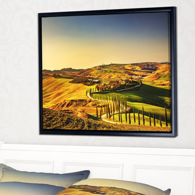 «Crete Senesi Country Landscape Tuscany», photographie