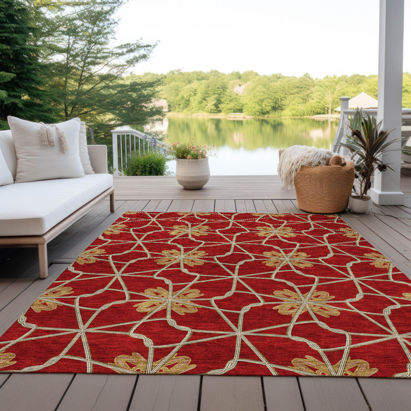  Chayden Area Rug with Non-Slip Backing, Rectangle 8' x 10'