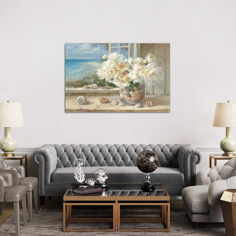 By The Sea - No Frame Print on Canvas, 20.32 cm H x 30.48 cm W, Wrapped Canvas