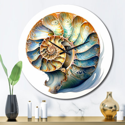 Horloge murale Seashell Symphony I