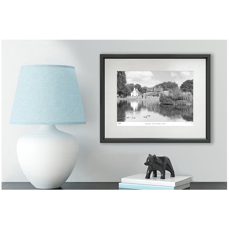 Barnes, The Pond C1960 by Francis Frith - Single Picture Frame Print, 60cm H x 80cm W x 2.3cm D