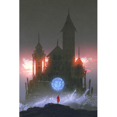 Castle - Wrapped Canvas Print
