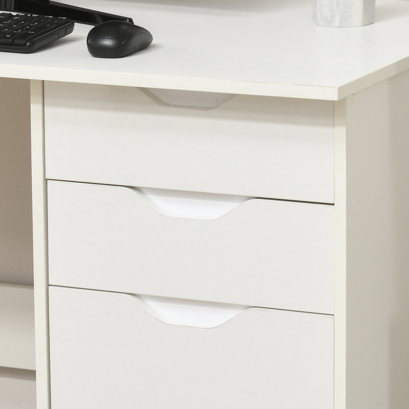 Olivencia Computer Desk, White