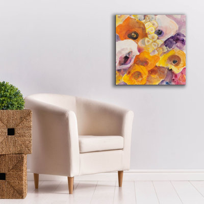 «Bright Flowers 4» par Albena Hristova, art mural sur toile