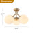 3-Light Glass Modern Sputnik Globe Semi Flush Mount Ceiling Light-825938346-805853877