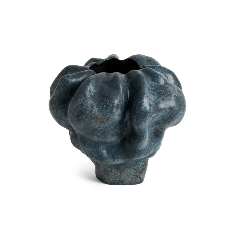 Timna Vase - Latte - Extra-Short, Aged Iron