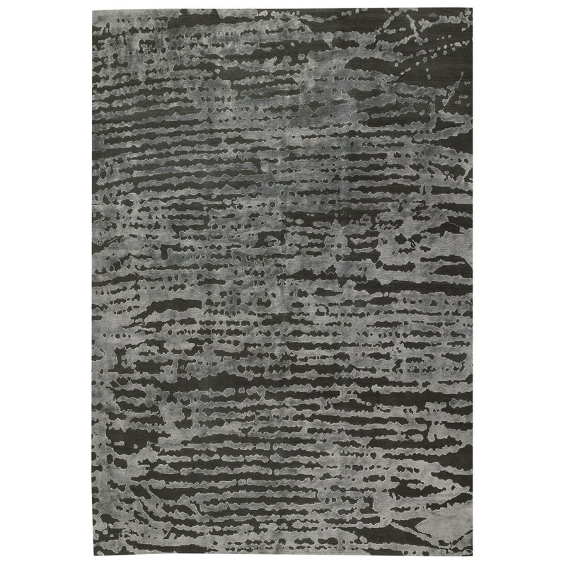 Streets Abstract Area Rug, Rectangle 9' x 12'
