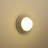 1-Light Modern Layered Round Wall/Flush Mount Light