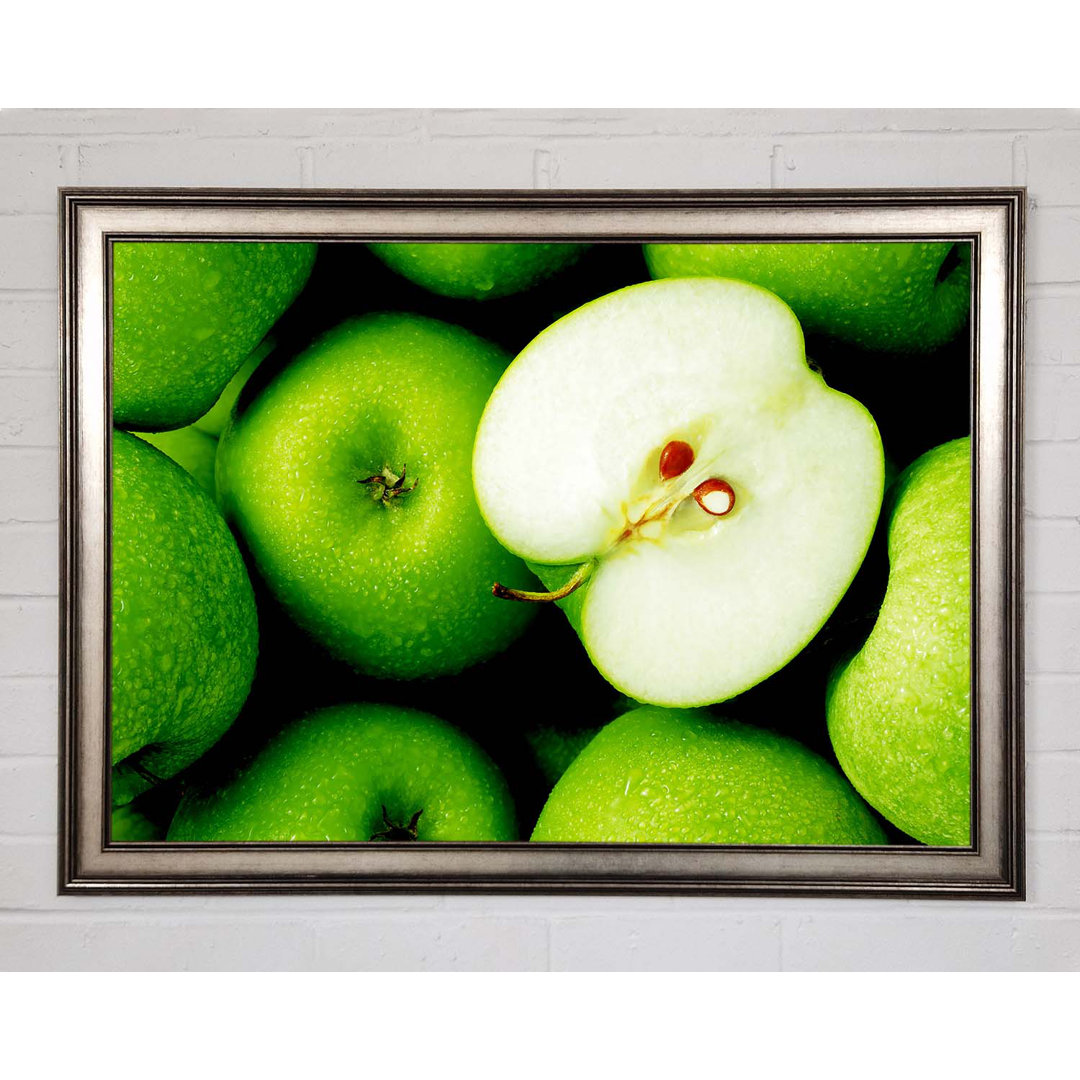 Green Apple Centre - Einzelner Bilderrahmen Kunstdrucke