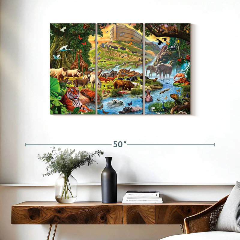 Adella Noah's Ark - Before The Rain, 24" H x 38" W