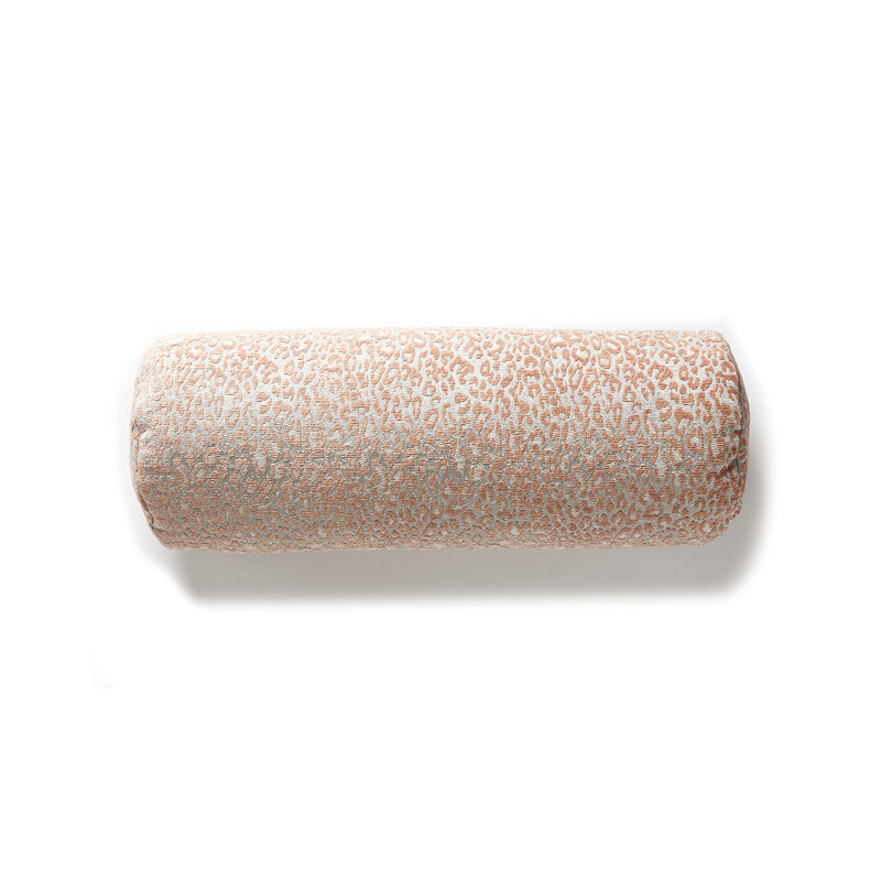Amazink Bolster Pillow Cover & Insert, Pink Sand