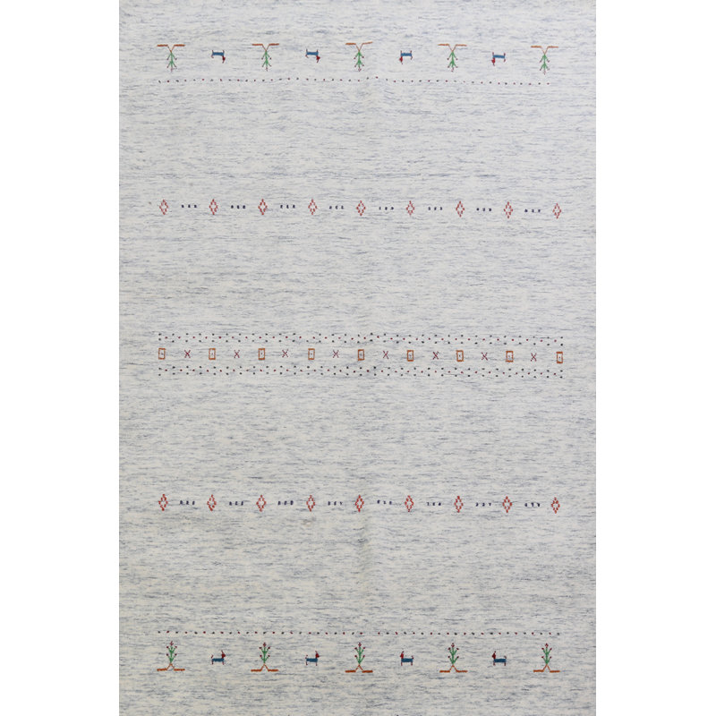 Tapis oriental tribal Gabbeh 5 x 8