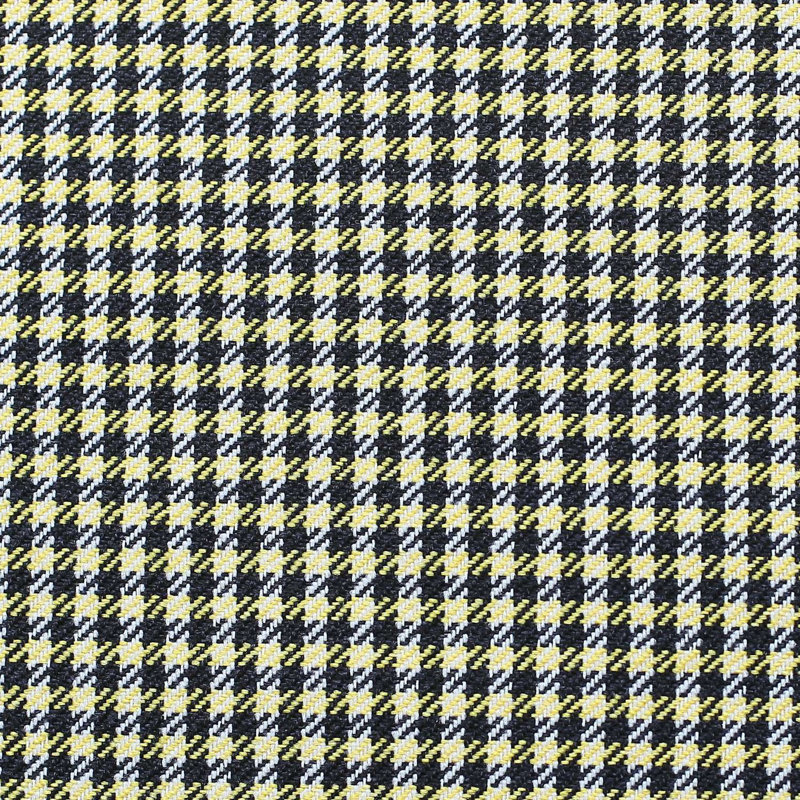 Housse de coussin Boho-Chic, Noir / Jaune, polyester