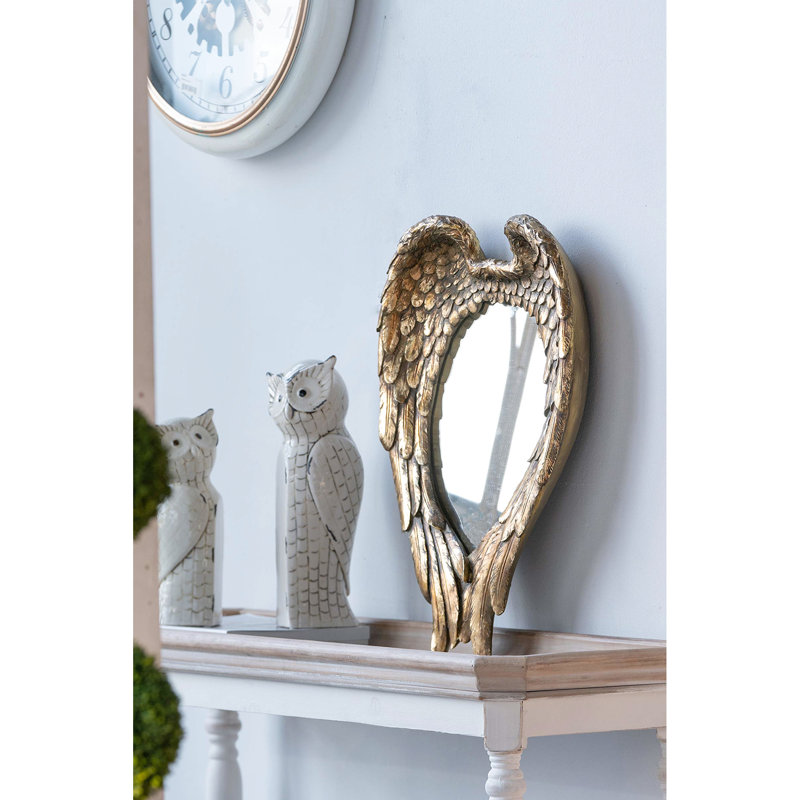 Miroir d'appoint doré pour vestibule Golden Reflection