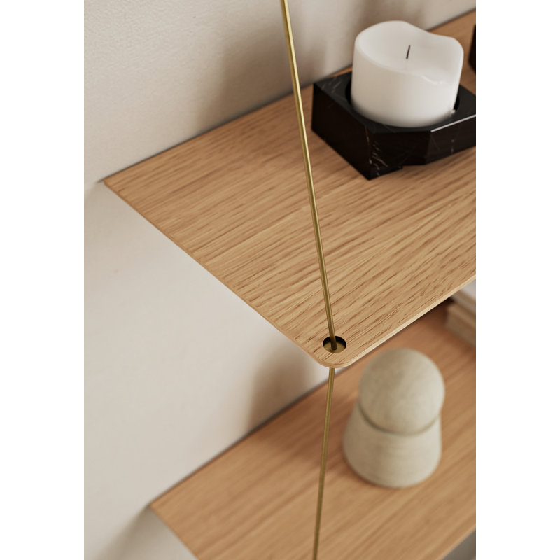Stedge Add-On Shelf (80 Cm), White Oak