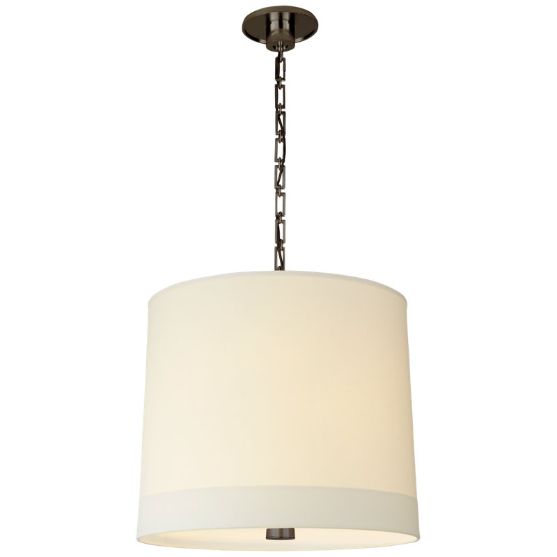 Simple 2 - Light Chandelier, Bronze