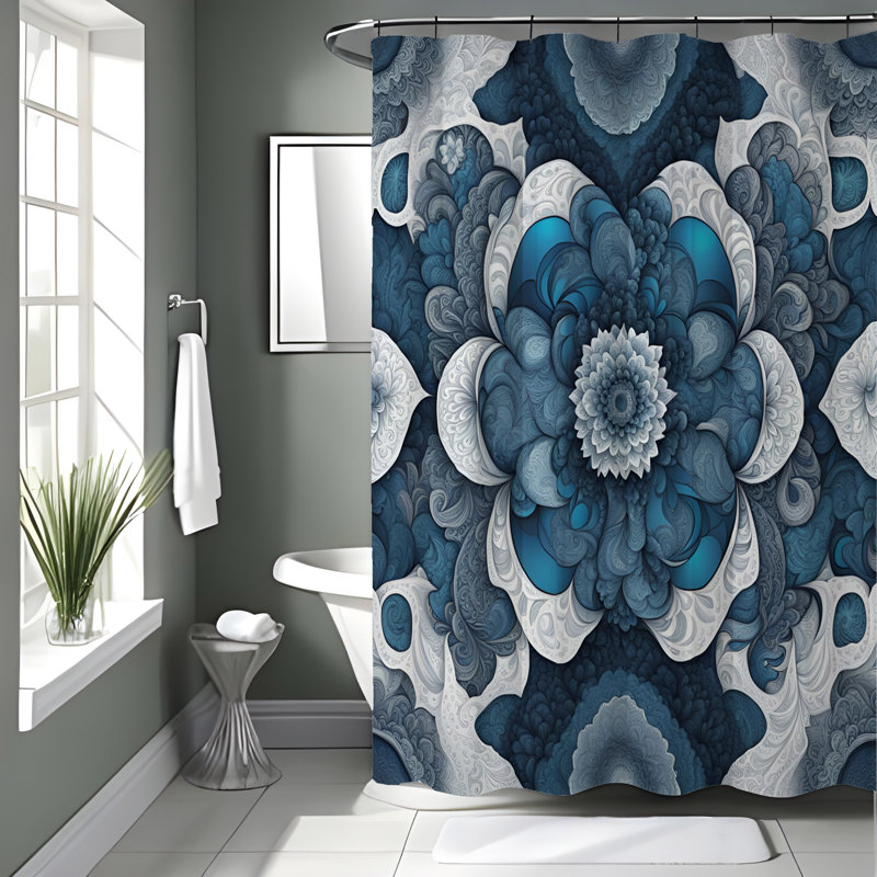 Rideau de douche Tathana, H 93 po x l 70 po