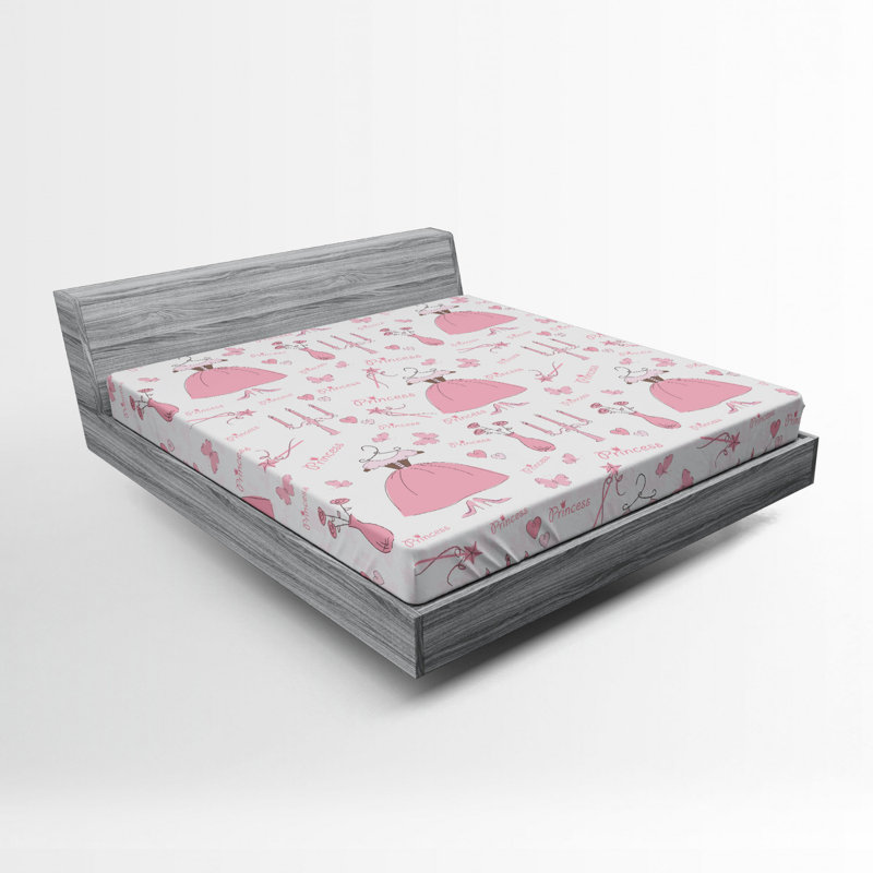 Princess Microfiber Fitted Sheet, Queen Fitted Sheet