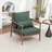 Rayn Solid Wood Upholstered Armchair-1500858713