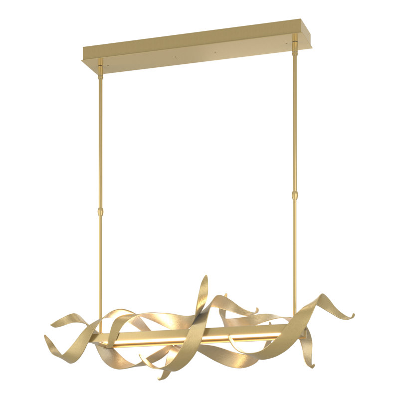 Luminaire suspendu pour îlot de cuisine 1 lumière DEL Folio, Blanc