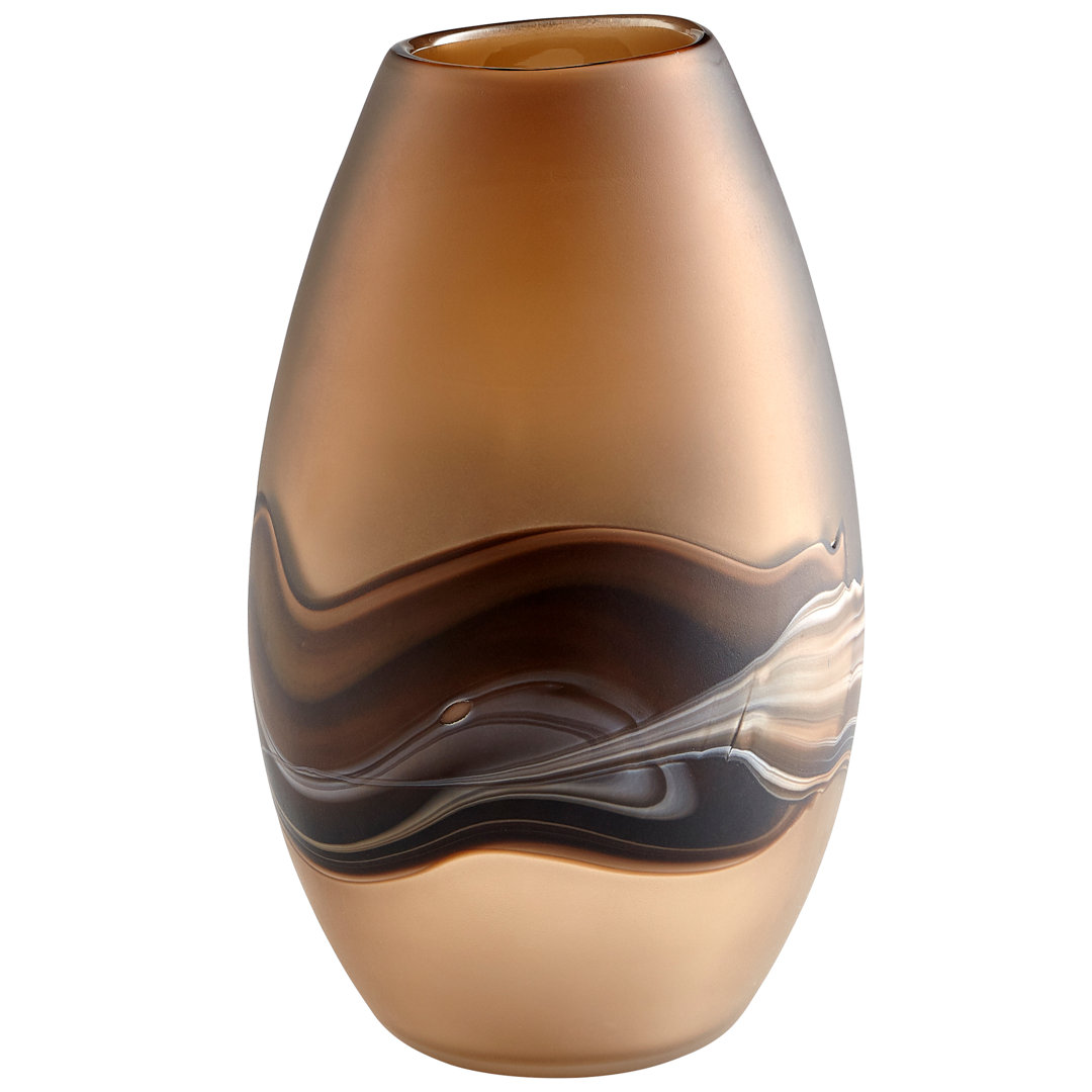 Nina Glass Table Vase Cyan Design