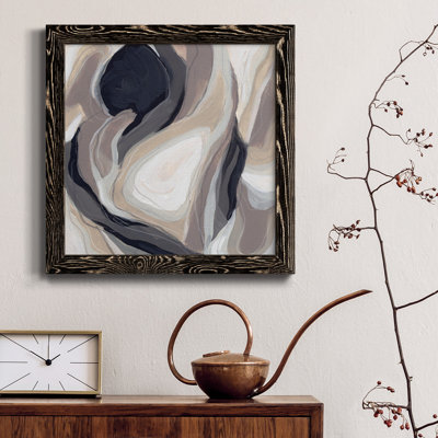 Stone Ripple II - Toile encadrée de qualité supérieure - prête à être accrochée