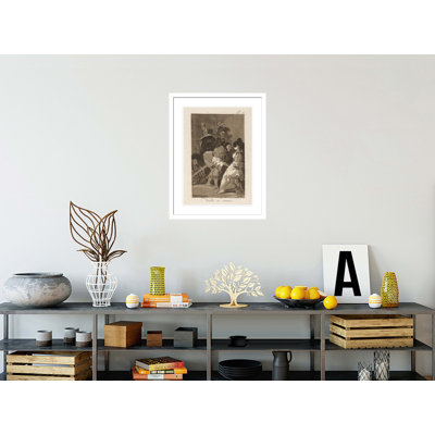 Nadie se conoce. (Nobody knows himself.) by Francisco de Goya -Framed Giclee Print