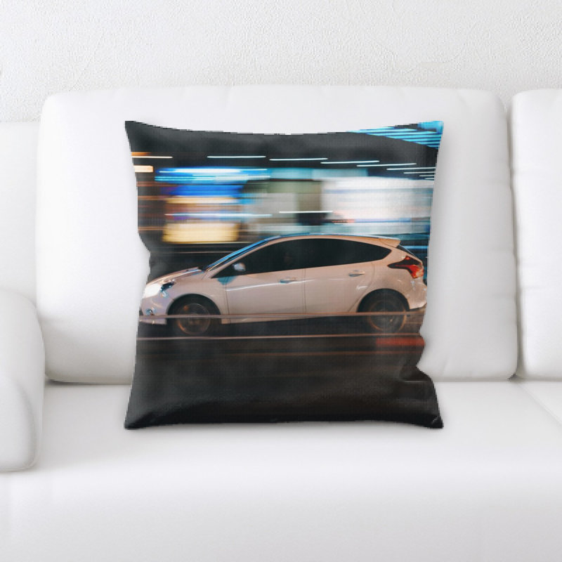 Blurred Out Throw Pillow