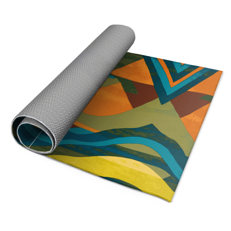 Tapis intérieur et extérieur Evergreen Flow, Rectangle 1 pi 6 po x 2 pi 6 po