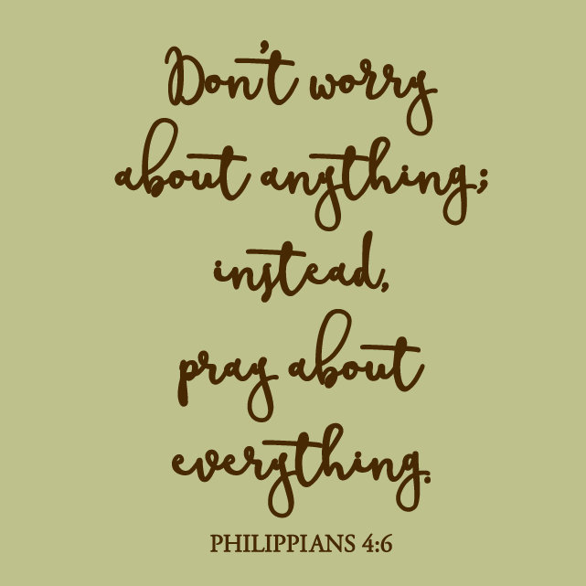 Décalcomanie murale ne vous inquiétez rien, Brun