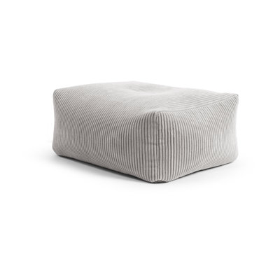 Pouf / repose-pieds en velours côtelé Jometh