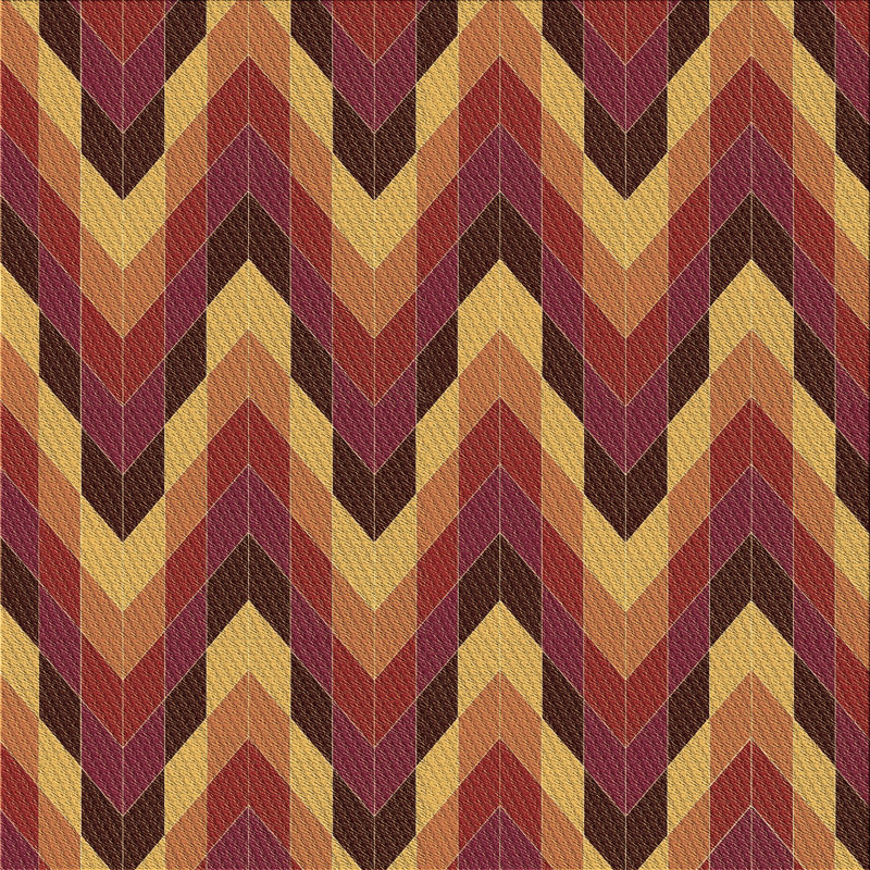 Performance Wool Chevron Indoor Rug, Square 7'