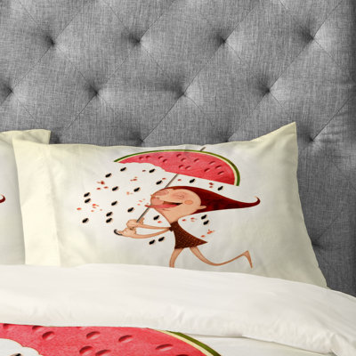 Jose Luis Guerrero Watermelon Pillowcase