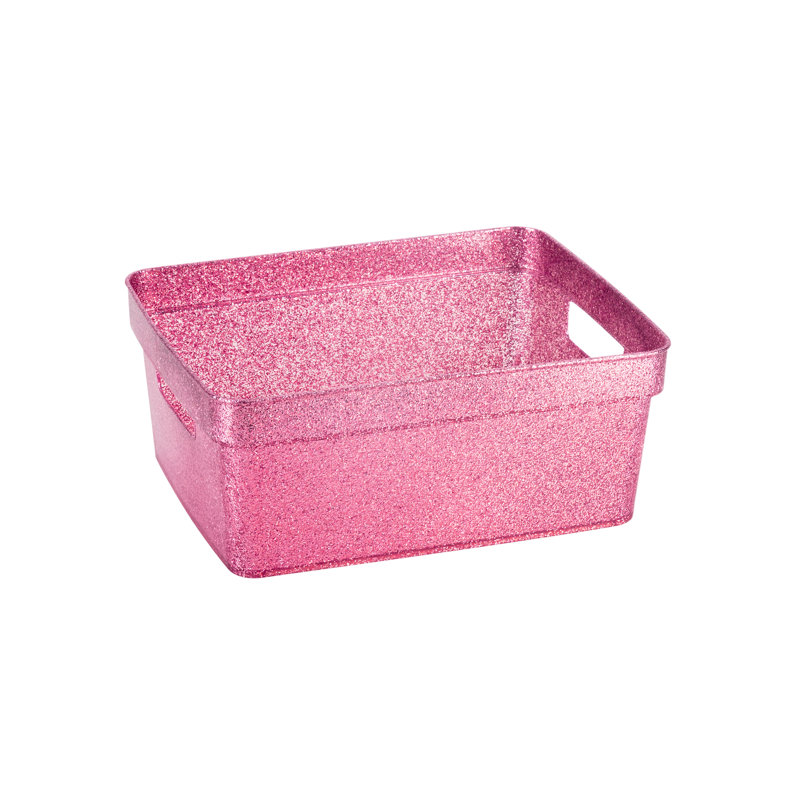 Simplify Plastic Bin, Pink