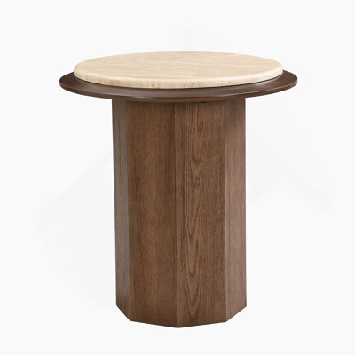 Table de bout, table d'appoint ronde pour l'intérieur