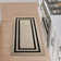 Double Border Machine Tufted Performance Natural Twist/Black Rug