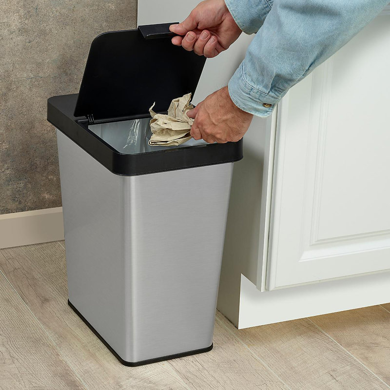 Poubelle en acier inoxydable 6 gallons
