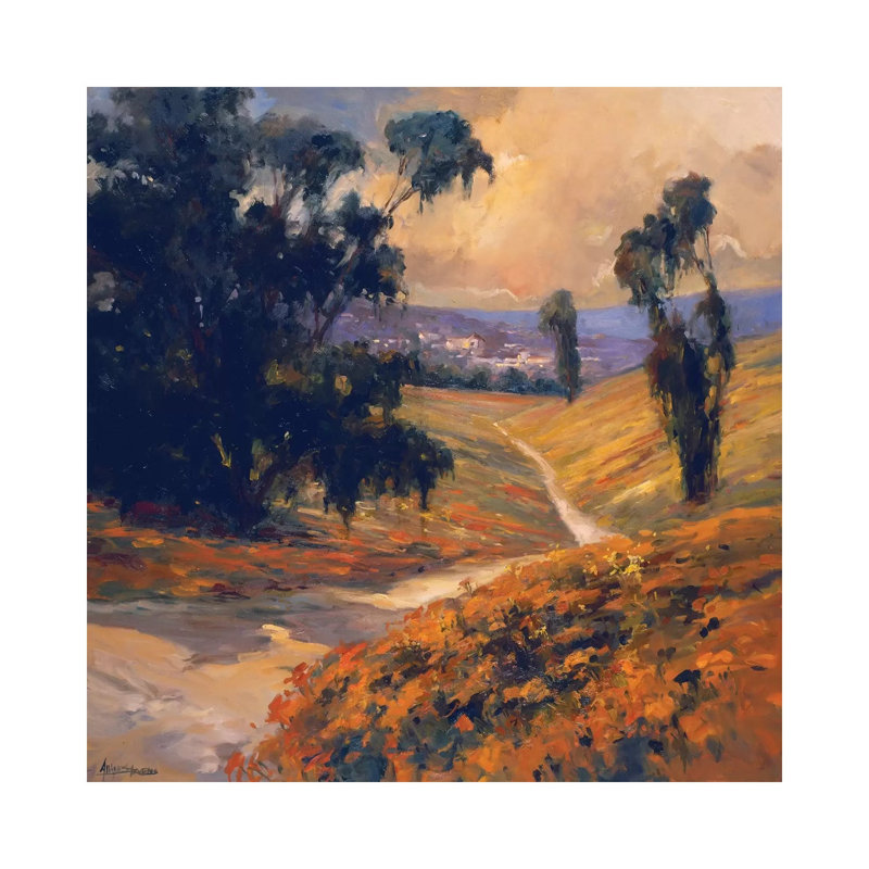Afternoon II by Allayn Stevens - Wrapped Canvas Painting, 45.72 cm H x 45.72 cm W x 1.91 cm D