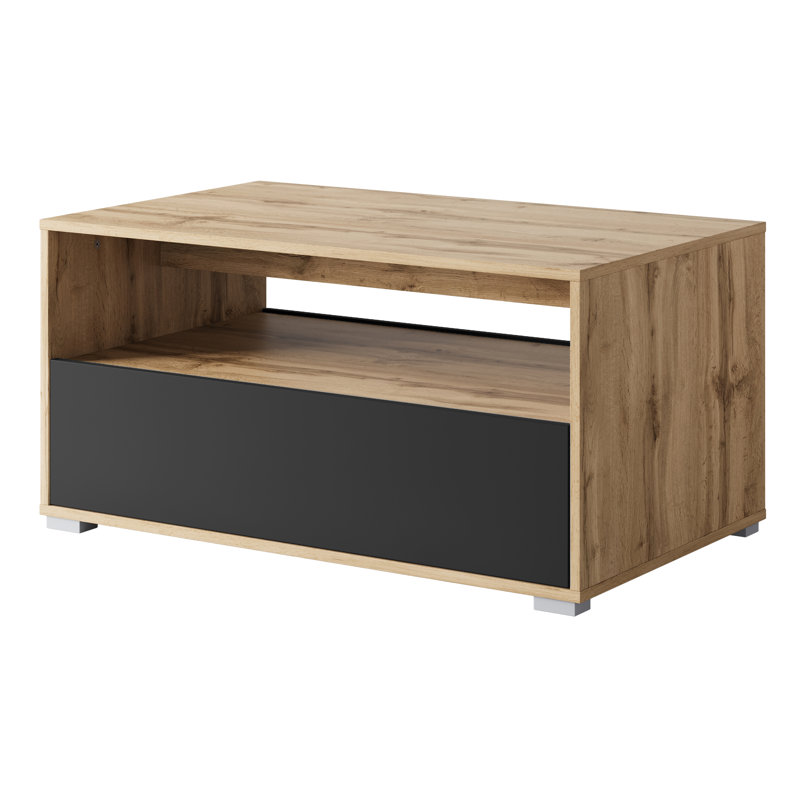Nimfea Coffee Table with Storage, Brown/Bronze