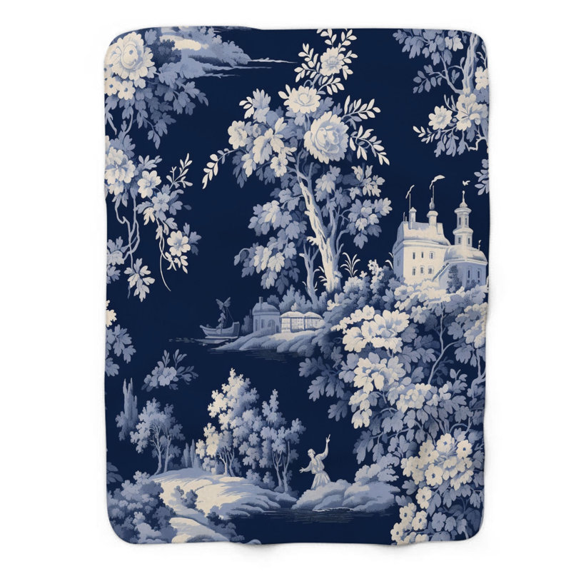Twilight Toile - Couverture Sherpa 1 pièce de qualité supérieure 0036, L 50 po x L 60 po