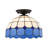 Hanson Glass Semi Flush Mount