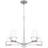 Fosco 5 - Light Steel Dimmable Chandelier-1913633573