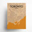 «Toronto City Map», impression rétro-1022888866