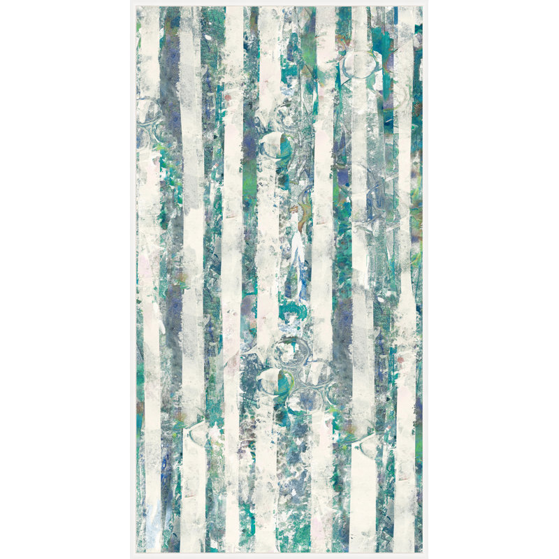 Pearl Vertical' Framed Print on Canvas