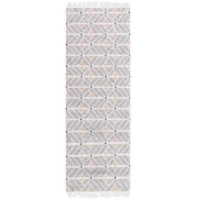 Helden Geometric Area Rug in Gray/Black
